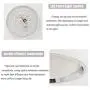 Smart LED Ceing Light Contemporary 20-Inch Flush Mount Fixture with Remote Control 3960LM Auffel Modern Dimmable Surface Round Close to Ceiling Lights for Bedroom Kitchen Dining Room (3000K-6000K)