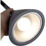 iYoee LED Kitchen Island Pendant Light Fixture for Dining Room, Living Room Bedroom Mini Bedside Adjustable Gray Hanging Ceiling Light,Free 5W LED Bulb