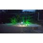 T-SUN Solar Spotlights LED Outdoor Wall Light, IP65 Waterproof, Auto-on at Night/Auto-Off by Day, 180°Angle Adjustable for Tree, Patio, Yard, Garden, Driveway, Stairs, Pool Area (Green-2pack)