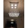 Chandelier Modern Crystal Raindrop Chandelier Lighting Flush Mount LED Ceiling Light Fixture Pendant Lamp for Dining Room Bathroom Bedroom Livingroom (Crystal chandeliers3)