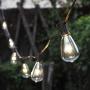 Solar String Lights Outdoor, ZHONGXIN Patio Lights String Waterproof with 10 Classic ST38 LED Edison Bulbs, Perfect for Garden, Backyard, Pergola, Party, Cafe, Bistro, Wedding, Camping Décoration