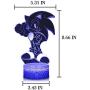 Sonic The Hedgehog Night Light Anime Table Lamp with Remote Control Kids Bedroom Decoration, Creative Lighting for Kids and Sonic The Hedgehog Fans Christmas and Birthday Gifts (Modeling)