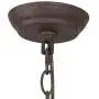LOG BARN Farmhouse Chandelier Light Fixture Dining Room, 4-Light Wood Lantern Pendant Lighting for Kitchen Island, 16” Dia (Distressed White)