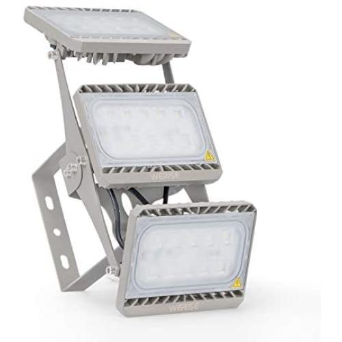 150W LED Flood Light,15,000lm Super Bright Security Lights with Wider Lighting Area,IP66 Waterproof Outdoor Flood Light,CREE Chips 6500K Daylight White Work Light for Parking Lot,Stadium,Yard,Street