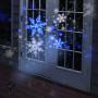 EAMBRITE Christmas Projector Lights LED White Blue Rotating Snowflake Projector Light for Birthday Wedding Theme Party Garden Home Winter Outdoor Indoor Decor