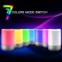 Table Lamp-Touch Sensor Lamp for Kids Bedroom, Rechargeable Dimmable Table Bedside Lamps with White Light + RGB Color Changing for Rea