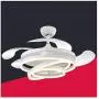 42'' Modern Ceiling Fan With Color Change Light Remote Control LED Dimming Ceiling Fan Light For Dining Room Bedroom Fan Light (Color : White)