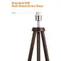 LEPOWER Wood Tripod Floor Lamp, Mid Century Standing Lamp, Standard E26 Lamp Base, Modern Design Floor Reading Lamp for Office, Study Room, Living Room and Bedroom(Walnut)