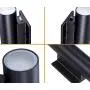 Cloudy Bay 3 Color LED Outdoor Up and Down Porch Light with Photocell,120V 20W 3000K/4000K/5000K Selectable, Dusk to Dawn Photocell, Black Finish, Pack of 2