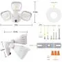 JJC Security Lights Outdoor Flood Light LED Dusk to Dawn Photocell Sensor Waterproof 30W(200W Equiv.)5000K-Daylight 2700LM DLC Certified&ETL-Listed