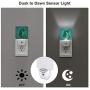 Set of 2 Led Night Lights, Seahorse Under The Ocean Water Blue Auto Dusk-to-Dawn Sensor Night Lamp Plug-in Home Decorative for Adult