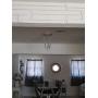 Fashionou Mini Crystal Chandelier, Spiral Raindrop Chandelier for Dining Room, Bathroom Fixtures Small Crystal Chandelier for Bedroom 4 LED Lighting Fixtures