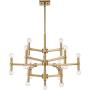 Marya Satin Brass Large Chandelier 32'' Wide Modern 24-Light Fixture for Dining Room House Foyer Kitchen Island Entryway Bedroom Living Room - Possini Euro Design