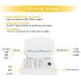 Solar Lights Outdoor, GSBLUNIE 1600LM 3 Adjustable Heads Dusk to Dawn Solar Motion Sensor Lights Outdoor,IP65 Waterproof Solar Flood Lights Outdoor Security Lights Detector for Yard,Garage,Front Door