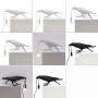 Black & White Lux Raven Light Crow Table Lamp Nordic Table Lamp Wall Lamp,Resin Crow Bird LED Lamp Modern Art Deco Bedside Light Wall Sconce Light Decor for Bedroom Living Room Home Office Lamp