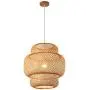 Nordic Simple And Modern Chandelier Handmade Bamboo Weaving Pendant Light Creative Personality Hanging Lamp Living Room Bedroom Dining Room Suspend Light