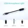 USB Star Night Light, 2 Packs, Romantic Car Roof Lights, Aevdor Adjustable USB Night Light for Bedroom, Car, Party, Ceiling and More - Plug and Play (1 Red & 1 Violet Blue)
