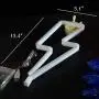 Funpeny Christmas LED Neon Decorative Light, Neon Sign Shaped Decor Light, Lightning Shape Indoor Decor for Christmas Decoration, Living Room, Birthday Party, Wedding Party Funpeny Christmas LED Neon Decorative Light, Neon Sign Shaped Decor Light, Lightning Shape Indoor Decor for Christmas Decoration, Living Room, Birthday Party, Wedding Party