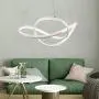 LightInTheBox Modern Chic LED Ring Chandelier Ceiling Pendant Light Hung Light Painting Lamp Fixture for Living Room Bedroom Dinning Room(Cold White)