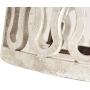 Distressed White Farmhouse Wood Chandelier, Wood Durm Pendant Lighting for Kitchen, Dining Room, Living Room