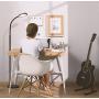 Brightech Battery Plus - Rechargeable Reading Floor Lamp, Portable Bright Task Standing Light for Living Room, Bedroom, Office