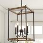 KSANA Farmhouse Foyer Lighting, Entryway Chandeliers for Dining Rooms, Kitchen Island, Foyer, Stairway, W14''xH23.5''