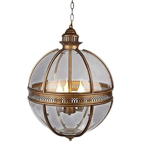 CXD Baroque Design Pendant lamp Chandelier - Farmhouse Orb Chandelier Lighting Flush Ceiling Light Fixture Pendant Lamp Dining Room