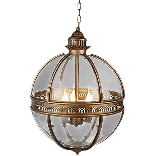 CXD Baroque Design Pendant lamp Chandelier - Farmhouse Orb Chandelier Lighting Flush Ceiling Light Fixture Pendant Lamp Dining Room