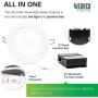 Sunco Lighting 16 Pack 6 Inch Slim LED Downlight with Junction Box, 14W=100W, 850 LM, Dimmable, 4000K Cool White, Recessed Jbox Fixture, IC Rated, Simple Retrofit Installation - ETL & Energy Star