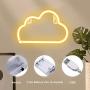 Ifreelife Cloud Neon Signs Neon Lights LED Night Light Wall Decor Lights USB Charging/Battery Operated Decorative Lights for Home, Bedroom, Bar, Christmas/Wedding/Birthday Party