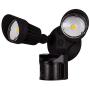 ASD LED Security Light with Motion Sensor - Outdoor Lights with Dusk to Dawn Photocell - 20W 1954Lm 3000K 100-277V IP65 ETL & DLC - Outdoor Sensor Lights Motion Detector - Motion Flood Light, Black