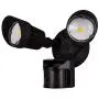 ASD LED Security Light with Motion Sensor - Outdoor Lights with Dusk to Dawn Photocell - 20W 1954Lm 3000K 100-277V IP65 ETL & DLC - Outdoor Sensor Lights Motion Detector - Motion Flood Light, Black