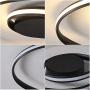 AXSHINE Light Modern Ceiling Lights for Living Room Bedroom Dining Room Luminaires LED Changeable Lamps Fixtures Remote Control Light LED Black dimmable lamp line Ceiling Lighting