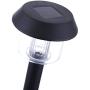 Signature Garden 8 Pack Solar Garden Lights - Super-Bright 15 Lumens; Makes Garden Pathways & Flower Beds Look Great - Easy NO-Wire Install; All-Weather/Water-Resistant (Plastic, Black)
