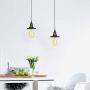 NAFEEZA On/Off Pull Chain Switch Pendant Light,Max 59 Inch Adjustable Hanging Swag Light,Industrial Ceiling Light Fixture for Kitchen Island Dining Room Farmhouse Garage Entryway Foyer Table,Black