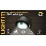 LIGHT IT! By Fulcrum, 16-LED Motion Sensor Security Light, Battery Operated, Silver