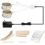 LE LED Strip Lights, 32.8ft RGB 5050 LED Strips with Remote Controller, Color Changing Tape Light with 12V Power Supply for Room, Bedroom, TV, Kitchen, Desk