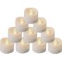 Homemory Battery Tea Lights with Timer, 6 Hours on and 18 Hours Off in 24 Hours Cycle Automatically, Pack of 12 Timing LED Candle Lights in Warm White