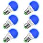 Briignite LED Blue Light Bulbs, G14 Globe Bulb, 25-Watt Equivalent LED E26 Edison Bulb Base (3W), Mood Lights Non-Dimmable Decorative LED Night Light, for Bathroom, Outdoor, Porch Lighting, 6 Pack Briignite LED Blue Light Bulbs, G14 Globe Bulb, 25-Watt Equivalent LED E26 Edison Bulb Base (3W), Mood Lights Non-Dimmable Decorative LED Night Light, for Bathroom, Outdoor, Porch Lighting, 6 Pack