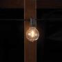 Mr Beams 1W G40 Globe Bulb LED Weatherproof Indoor/Outdoor String Lights, 25 feet, Black