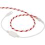 Amazon Basics 360 LED Indoor Outdoor Candy Cane Striped Rope Light, 40-Foot