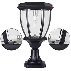 Large Outdoor Solar Powered LED Light Lamp SL-8405 (2-Pack)