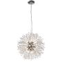 SAIMMAA Crystal Chandeliers Bubble Lights Firework Lights Sputnik Light White Rustic Chandelier for Dining Rooms Living Room Bedroom 9-Lights