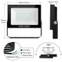 MEIKEE 100W LED Flood Light , Super Bright 10000 LM LED Work Light, IP66 Waterproof Outdoor Security Lights 5000K Natural White Light Flood Light for Garage, Garden, Lawn and Yard（2Pack)