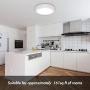 Flush Mount LED Ceiling Light Fixture-24W Soft Daylight Flat Round Surface Mounted Downlight Lamp Lighting for Closet/Bedroom/Dining Room/Kitchen/Kids Room/Dorm Room Flush Mount LED Ceiling Light Fixture-24W Soft Daylight Flat Round Surface Mounted Downlight Lamp Lighting for Closet/Bedroom/Dining Room/Kitchen/Kids Room/Dorm Room