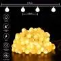 Battery Operated LED Globe String Lights - 33Ft 100 LED Ball String Lights with Remote/Timer and 8 Modes, Indoor Outdoor Decorative Fairy String Lights for Bedroom, Patio, Christmas and More
