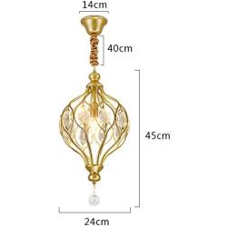 VsSun Modern Creative Birds nest Geometry Golden Crystal Chandelier Ceiling lamp Crystal Chandelier Living Room Bedroom Dining Room Chandelier E14 1/1825-1