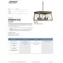 Briarwood Collection Rich Oak Four-Light Farmhouse Chandelier