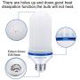 CPPSLEE Led Flame Effect Light Bulb, 4 Modes Flame Lights Bulbs, E26 Base Fire Light Bulbs with Gravity Sensor, Flickering Light Bulb for Indoor and Outdoor (2 Pack)