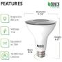 Sunco Lighting 6 Pack PAR30 LED Bulb, Dusk-to-Dawn Photocell Sensor, 11W=75W, 2700K Soft White, 850 LM, Waterproof, Auto On/Off Outdoor Security Spotlight - UL